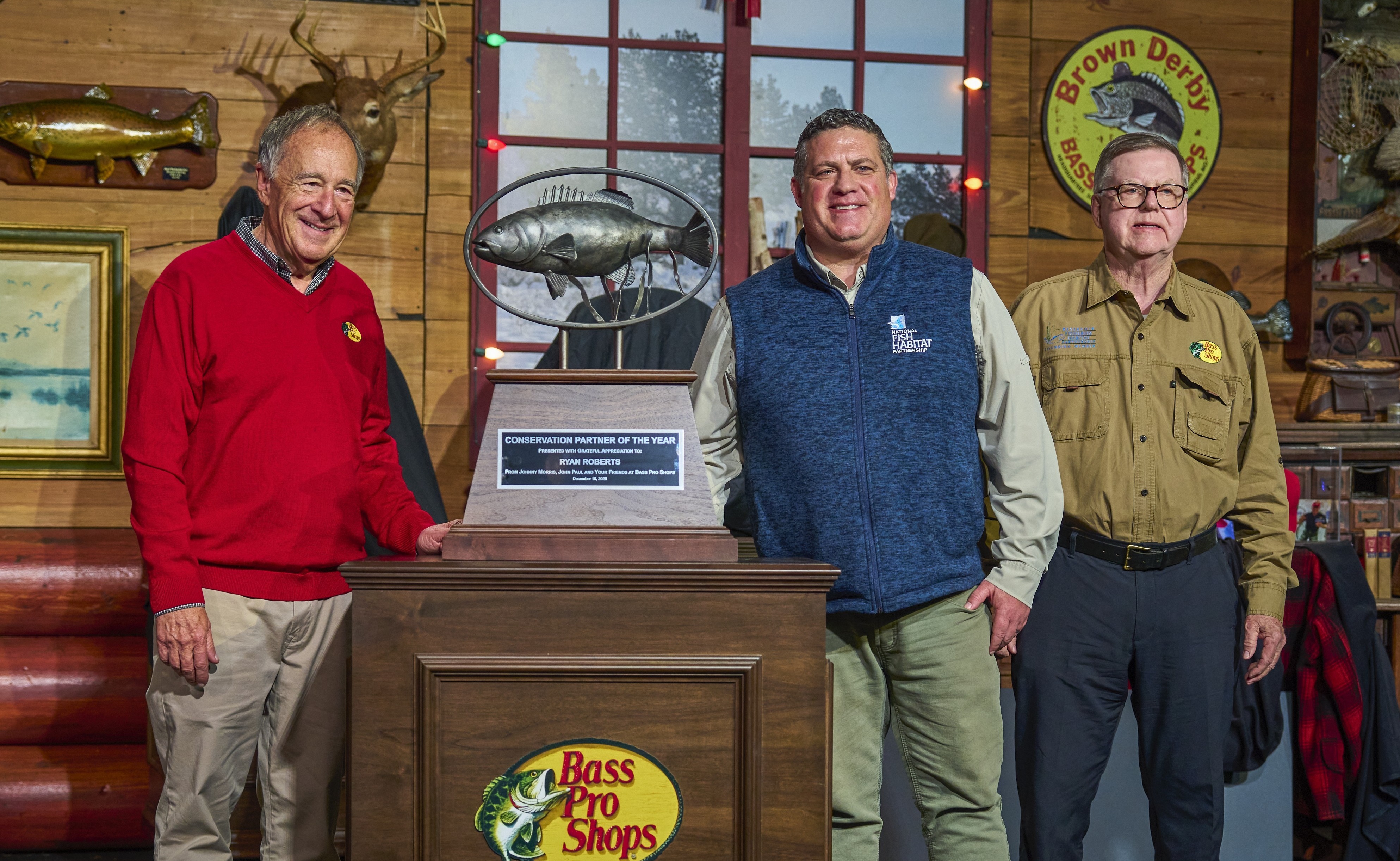 Ryan Roberts Honored by Bass Pro Shops with Conservation Partner of the Year Award