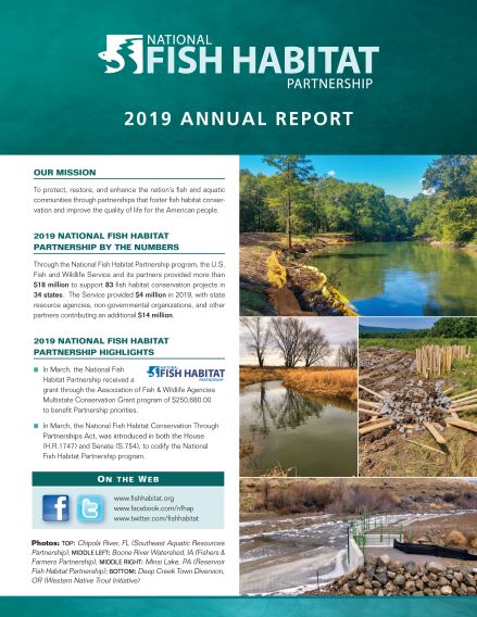 National Fish Habitat Partnership Releases Annual Report