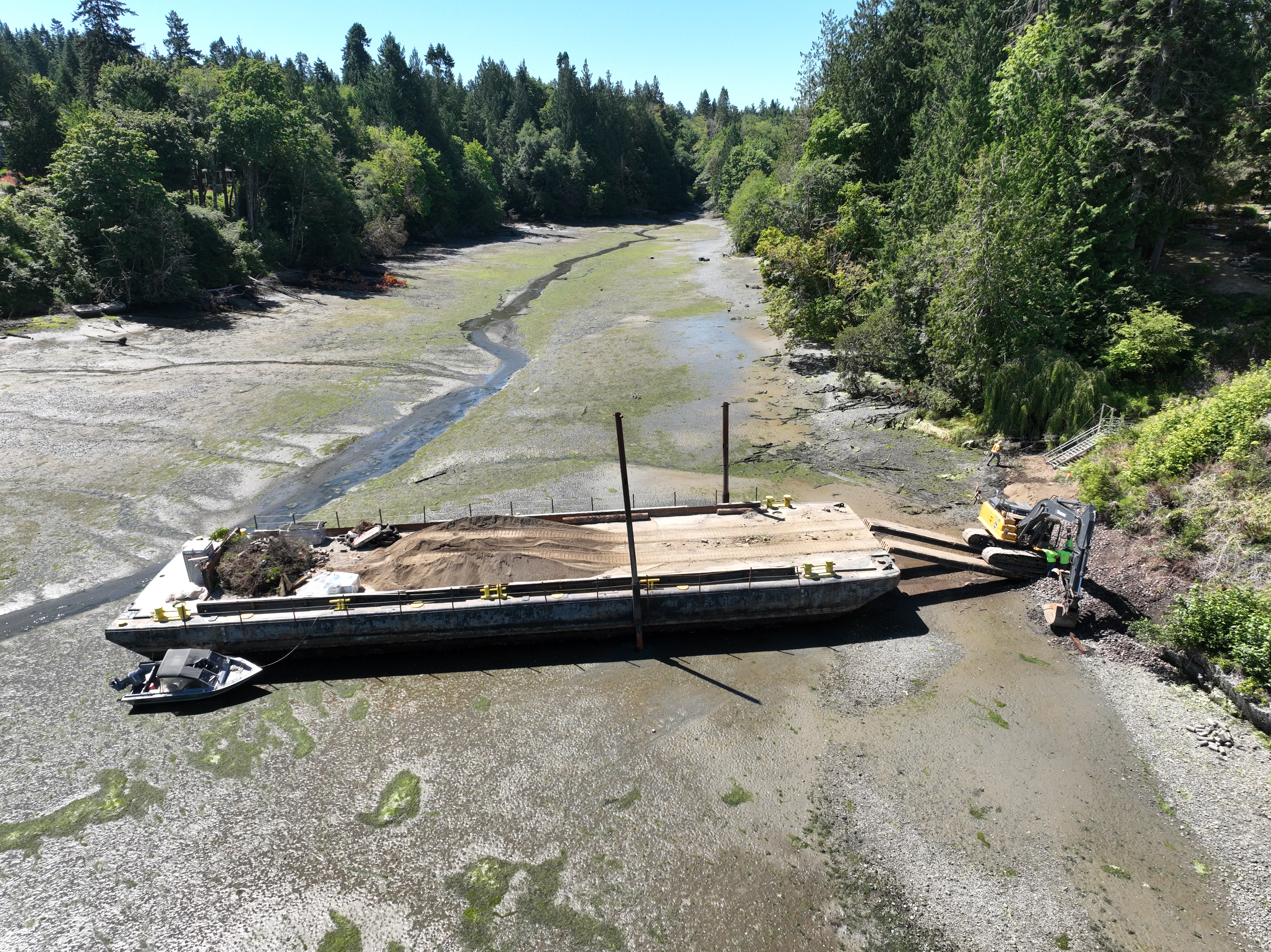 Zangle Cove Bulkhead Removal, Washington 