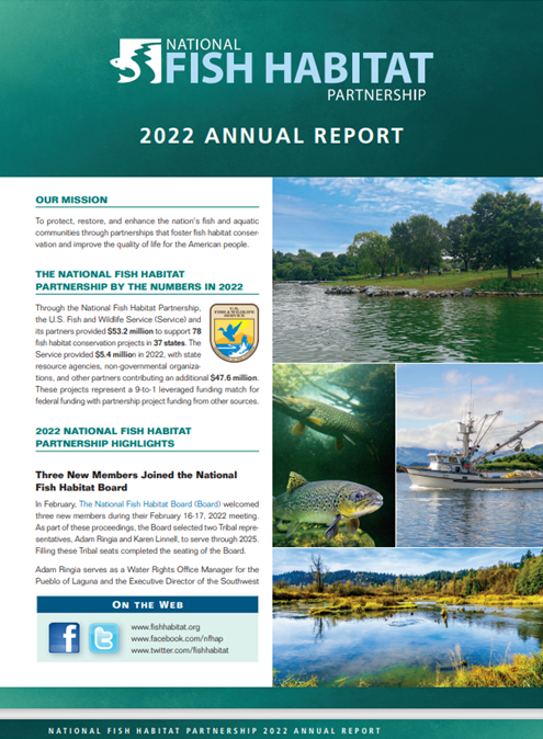 National Fish Habitat Partnership Releases 2022 Annual Report